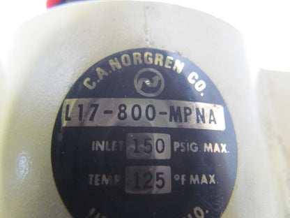 Norgren L17-800-MPNA Pneumatic Air Lubricator 1"npt