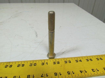 1/2-13x4" GR8 Hex Cap Bolt Yellow Plated Aprox 240pc lot