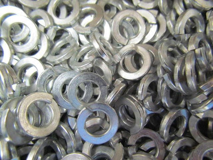 3/8" zinc plated split ring washer 1 lot of aprox 7500 pcs bulk pack