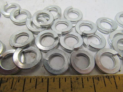 3/8" zinc plated split ring washer 1 lot of aprox 7500 pcs bulk pack