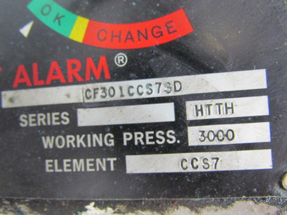 Schroeder Dirt Alarm CF301CCS7SD 3000 PSI Uses element CCS7