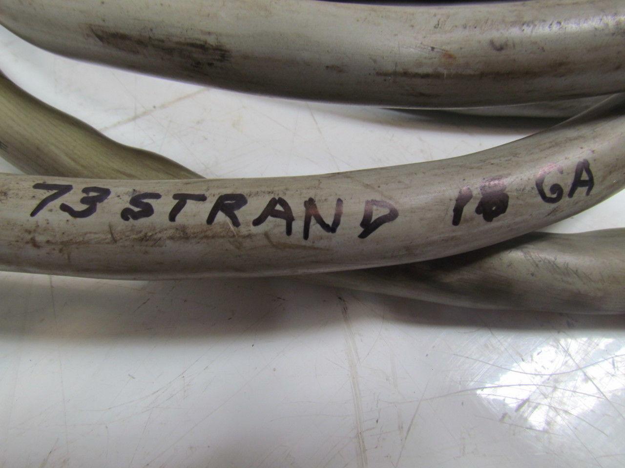 73 strand 18gauge Wire 72 blue 1 Yellow insulated Lot of 32feet