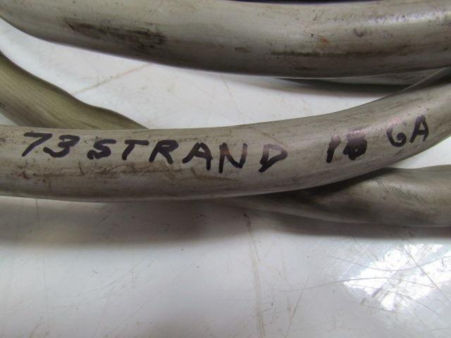 73 strand 18gauge Wire 72 blue 1 Yellow insulated Lot of 32feet