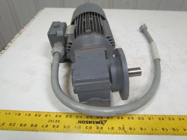 KEB 2CV DA80K4 B02 TW Combigear Helical Worm Gear 10.83:1 Ratio 0.55KW Motor