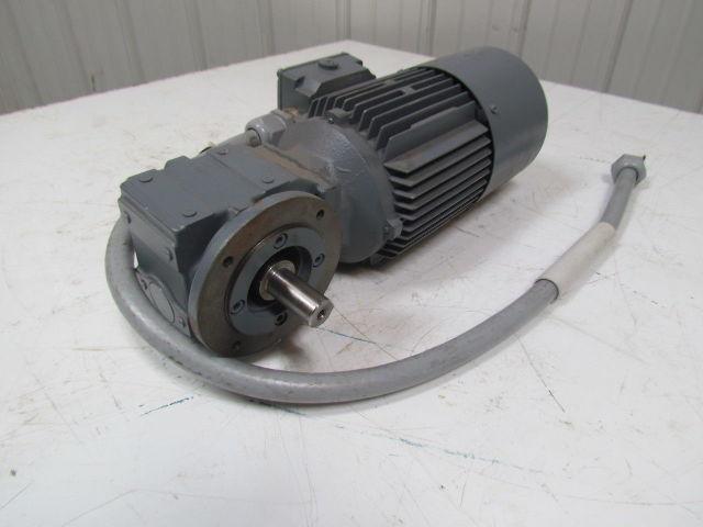 KEB 2CV DA80K4 B02 TW Combigear Helical Worm Gear 10.83:1 Ratio 0.55KW Motor