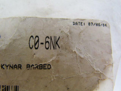 C0-6NK 3/8" Splicer Natural Kynar Barbed Lot of 37 HHO