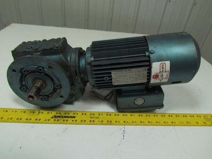 SEW-EURODRIVE SF47DT80N4BM61MR/AS Motor Gear Reducer 14.24:1 Ratio 24VDC Brake
