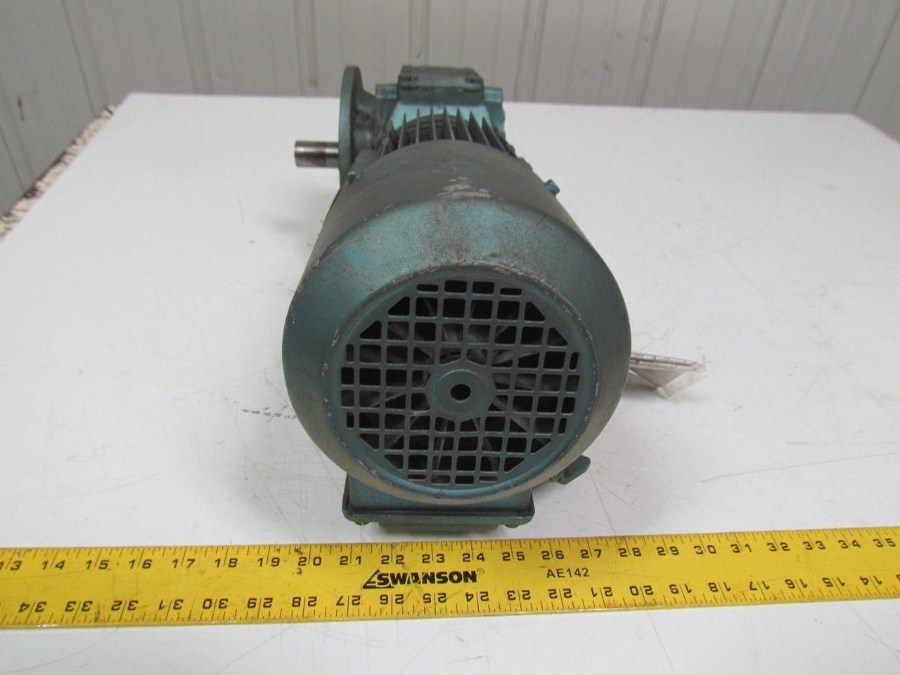 SEW-EURODRIVE SF47DT80N4BM61MR/AS Motor Gear Reducer 14.24:1 Ratio 24VDC Brake