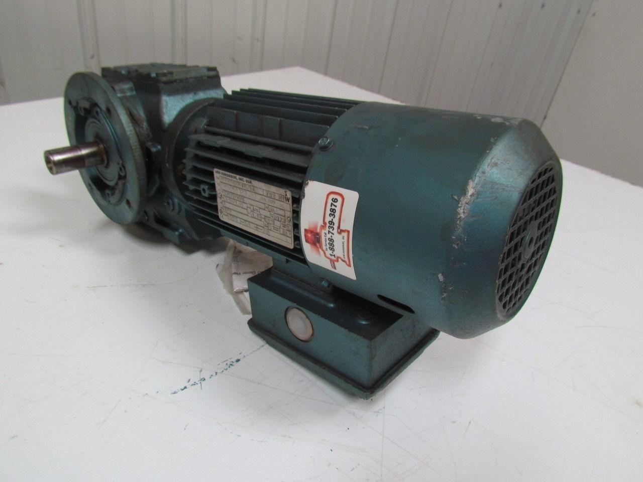 SEW-EURODRIVE SF47DT80N4BM61MR/AS Motor Gear Reducer 14.24:1 Ratio 24VDC Brake
