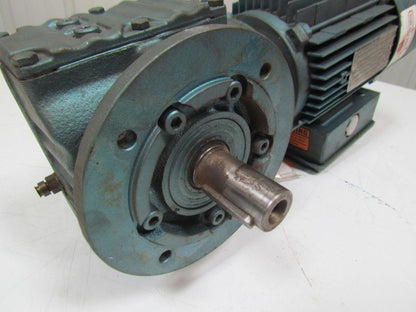 SEW-EURODRIVE SF47DT80N4BM61MR/AS Motor Gear Reducer 14.24:1 Ratio 24VDC Brake