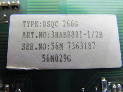 ABB 3HAB8801-1/2B Servo Drive Control Board Type DSQ 266G