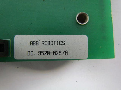 ABB Robotics DC 9520-029/A Relay Control Board