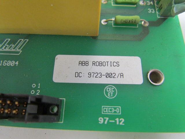 ABB Robotics DC 9723-022/A Relay Control Board