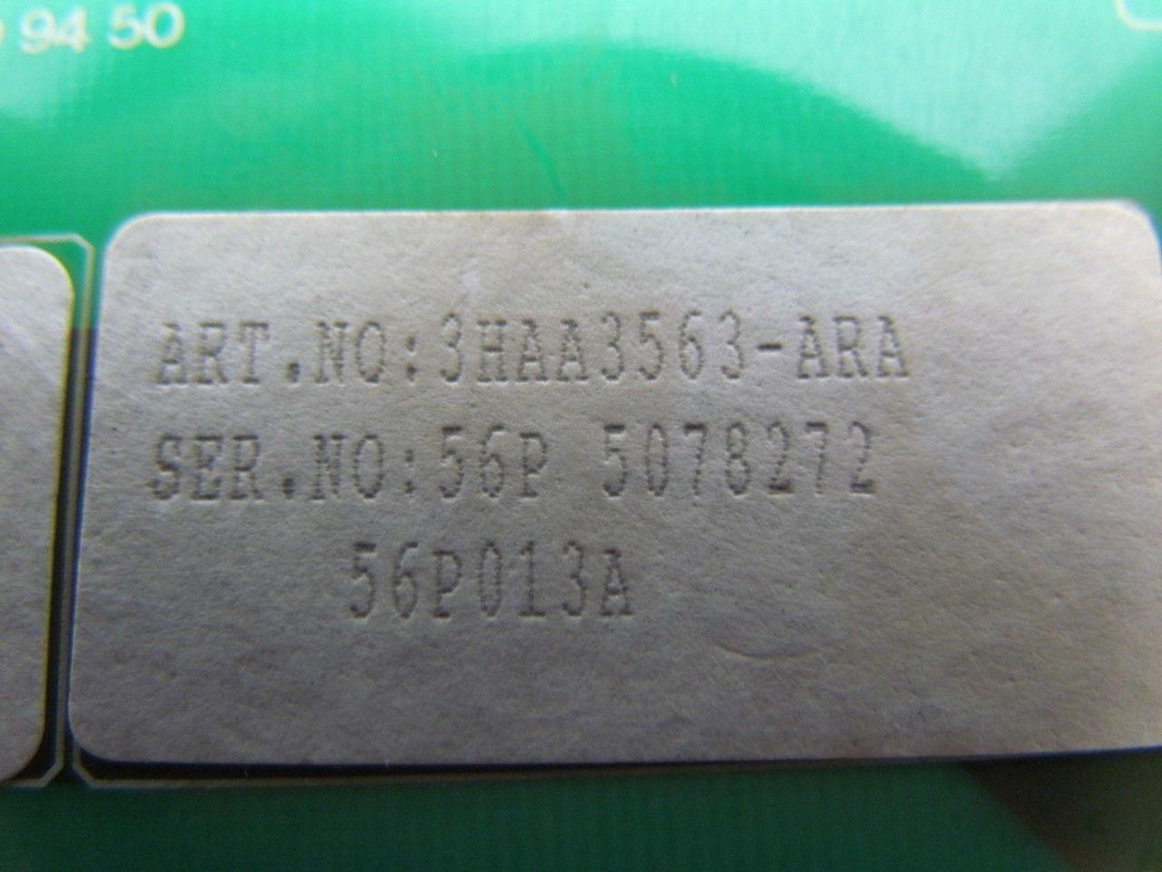 ABB Robotics 3HAA3563-ARA 8-Slot Backplane Module Circuit Board