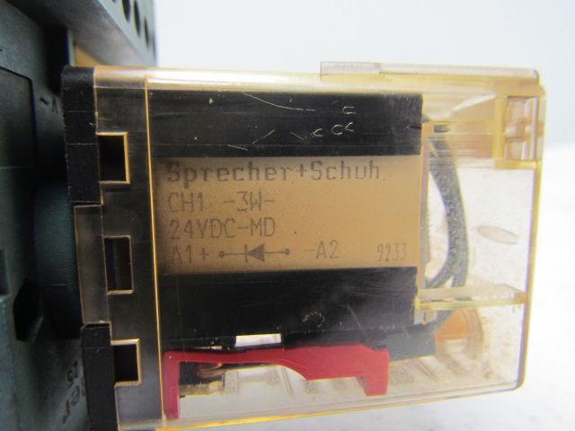 Specher Schuh CH1-3W-24VDC-MD 24V DC Relay W/Base
