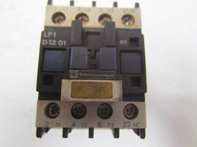 Telemecanique   LP1 D12 01 Contactor Relay Motor Starter 24V Coil
