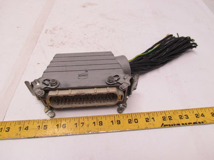 Amphenol C146 10A64 000,2 10A 250V Male Connector w/Housing Module Coupler