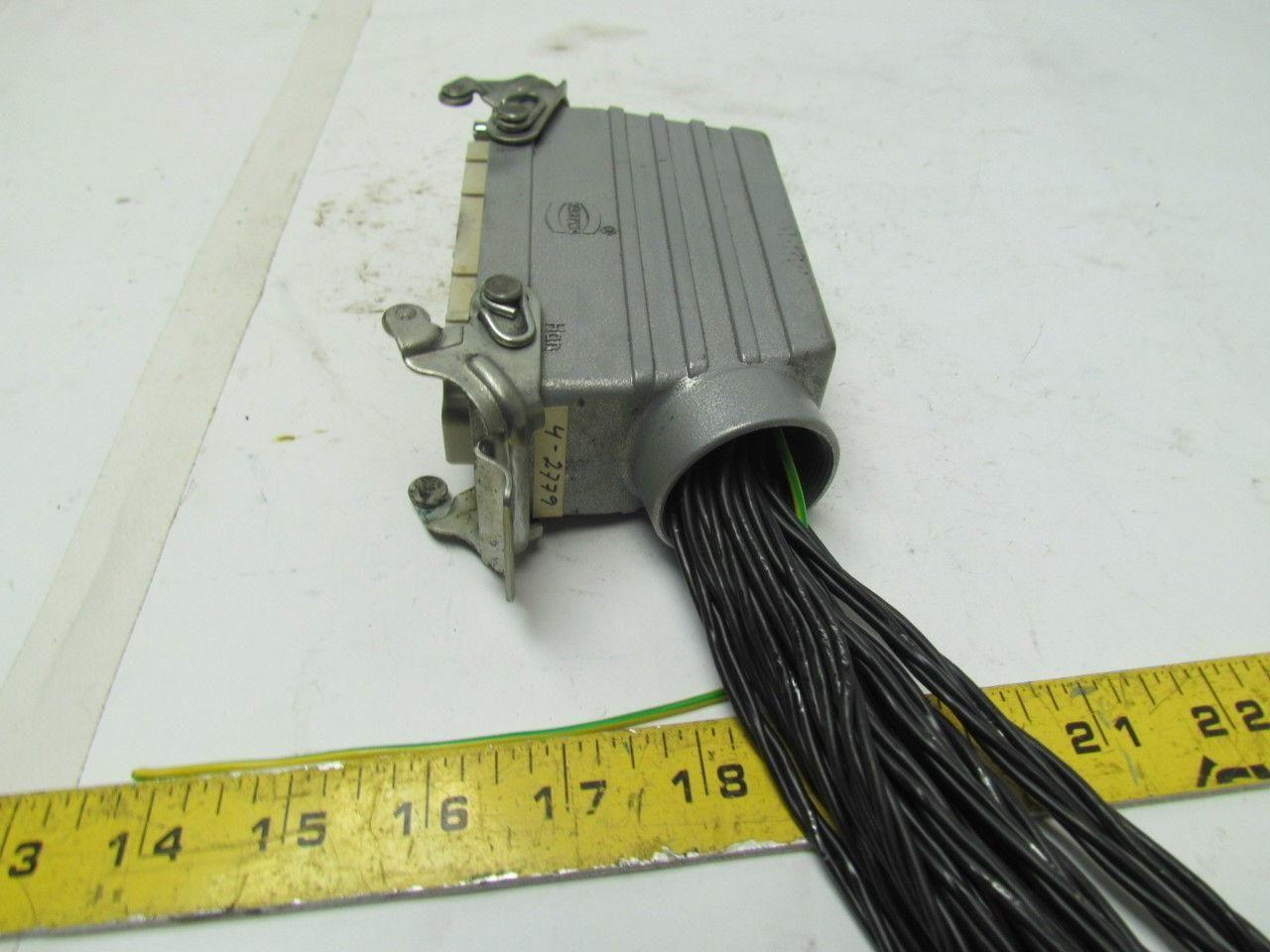 Amphenol C146 10A64 000,2 10A 250V Male Connector w/Housing Module Coupler