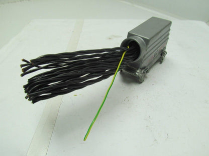 Amphenol C146 10A64 000,2 10A 250V Male Connector w/Housing Module Coupler