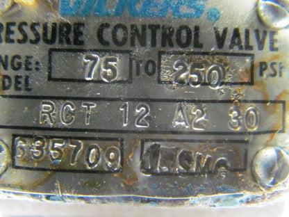 Vickers RCT 12 A2 30 Pressure Control Valve 1-1/2" NPT