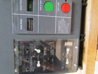 Westinghouse SPB-50-800 Frame Systems Pow-R Breaker w/SPB 400 A Pow-R Trip 7