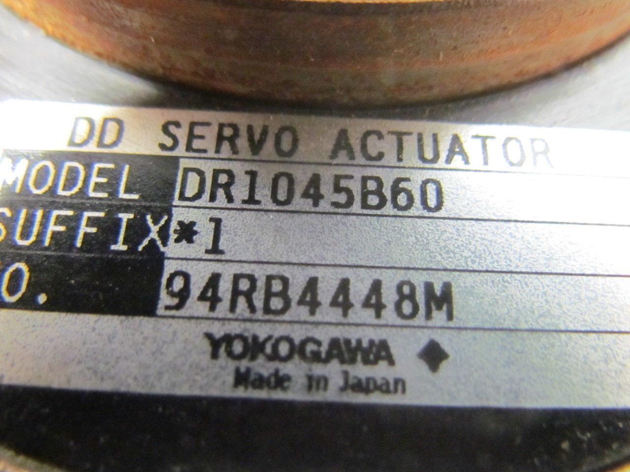 Yokogawa DR1045B60 Suffix *1 DD Servo Actuator Removed From  Working Environment