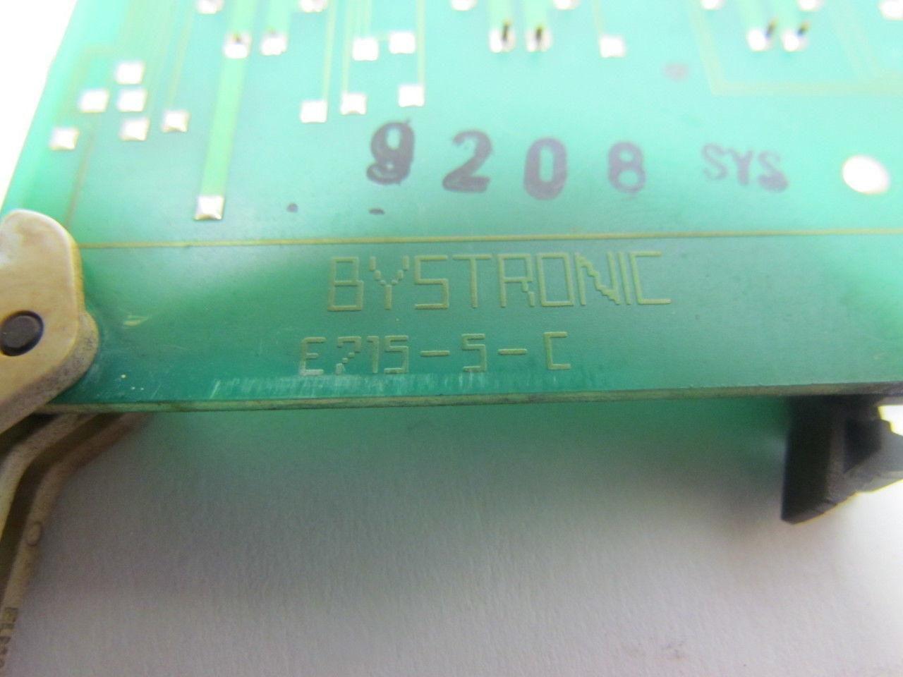 Bystronic 715-5-C Circuit Control PC Board From BL1500DC