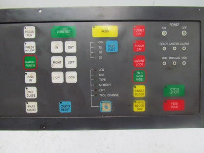 Wiedmann OYD-209A CNC Turret Press Operator Interface Panel