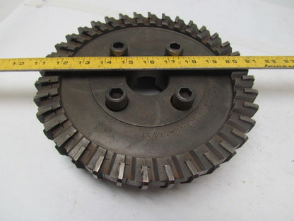 Goddard 10" X 2-1/4 Right Hand Cast Iron Serratip Face Mill SDC-10R Blade SR-15