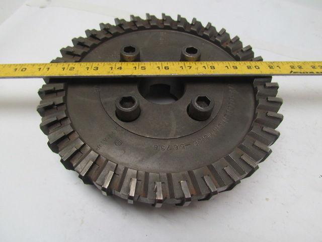 Goddard 10" X 2-1/4 Right Hand Cast Iron Serratip Face Mill SDC-10R Blade SR-15