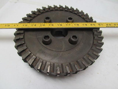 Goddard 10" X 2-1/4 Right Hand Cast Iron Serratip Face Mill SDC-10R Blade SR-15