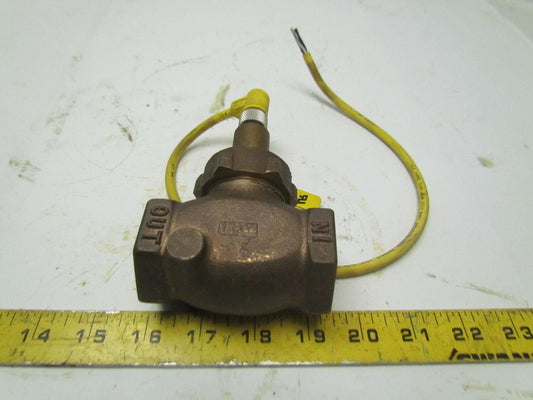 Gems 1" Adjustable Flow Sensor Switch W/Removable 69403 TPC Wire Cable Brass