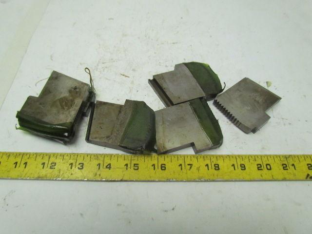 A 6-1/4 8 2 Set of 6 Threading Die Head Chasers