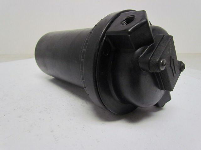 Wilkerson Pneumatic Oil Filter 1/4"NPT 7" Canister 9-1/2" Total Length 3-5/8"Dia