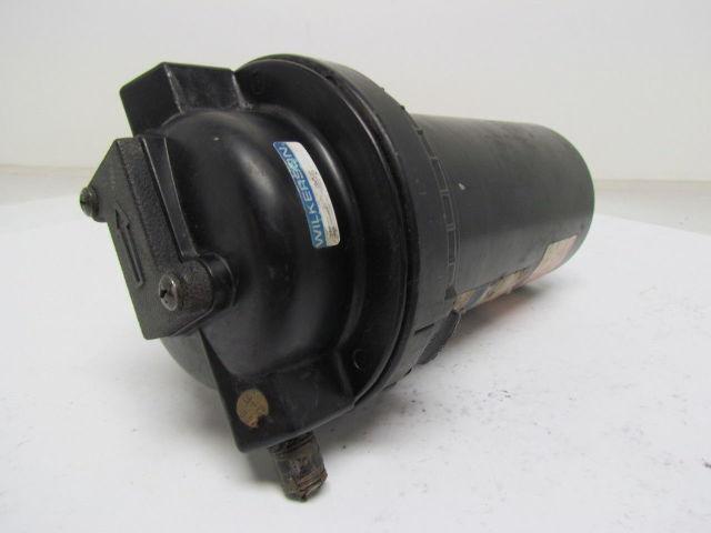 Wilkerson Pneumatic Oil Filter 1/4"NPT 7" Canister 9-1/2" Total Length 3-5/8"Dia