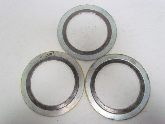 Lamons 4 300 Spiral Wound Flange Gasket 304 SS Windings 5"ID 7-1/8"OD Lot of 3