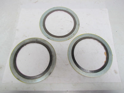 Lamons 6 300 Spiral Wound Flange Gasket 7-1/8"ID 9-7/8"OD Lot of 3