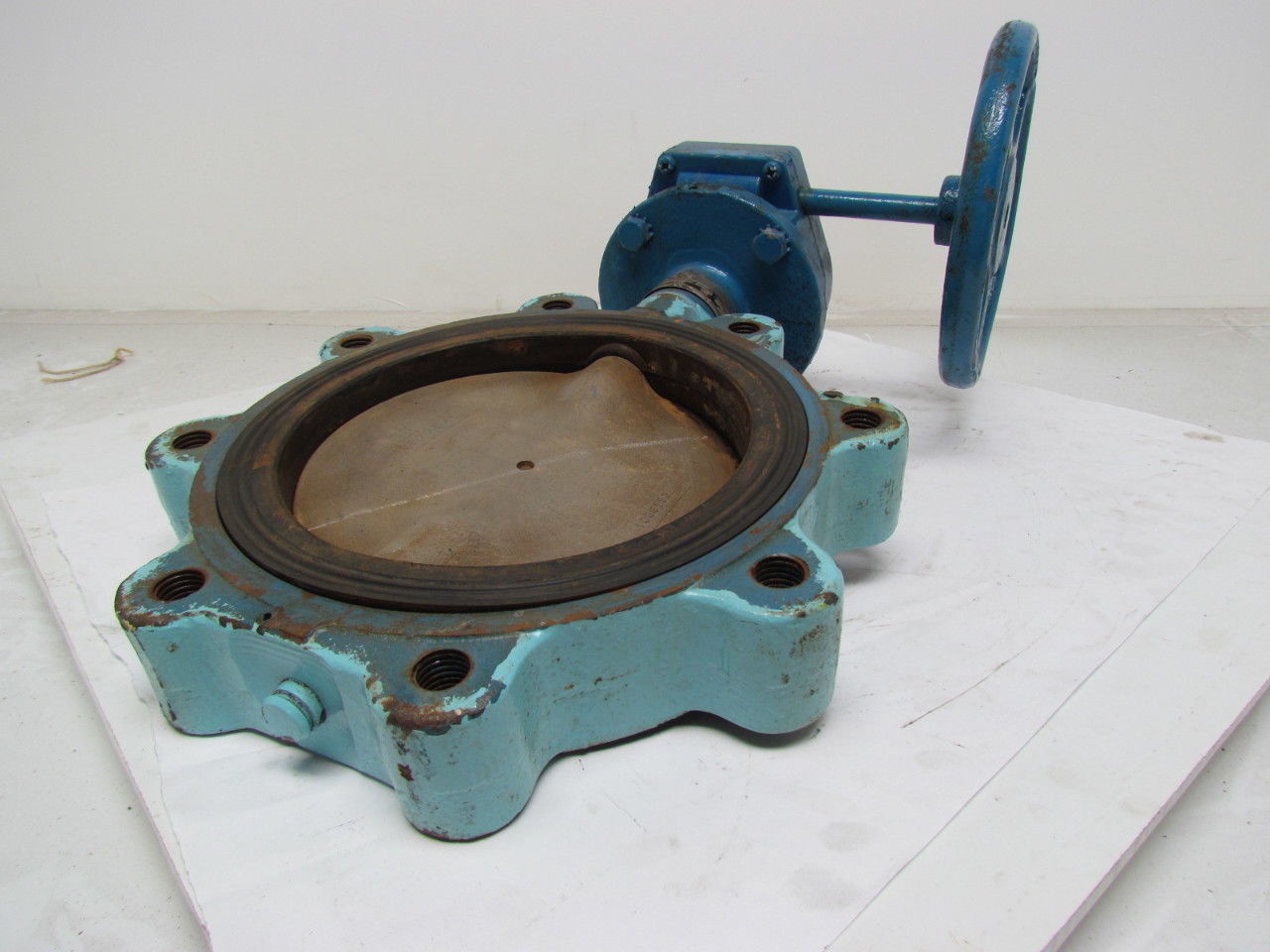 Dezurik 9207954 8" Butterfly Valve Flanged EPDM Seat Manual Gear Actuator