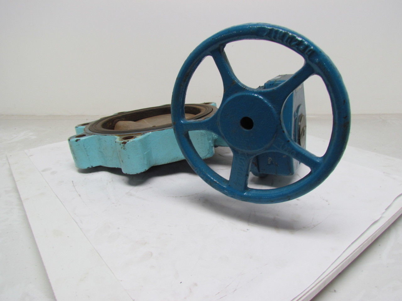Dezurik 9207954 8" Butterfly Valve Flanged EPDM Seat Manual Gear Actuator