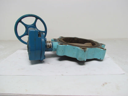 Dezurik 9207954 8" Butterfly Valve Flanged EPDM Seat Manual Gear Actuator