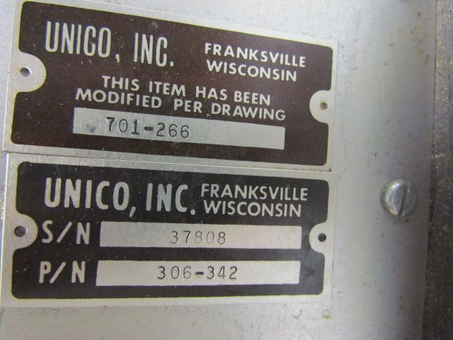 Unico 306-342 SCR Power Supply For Parts Sold As Is