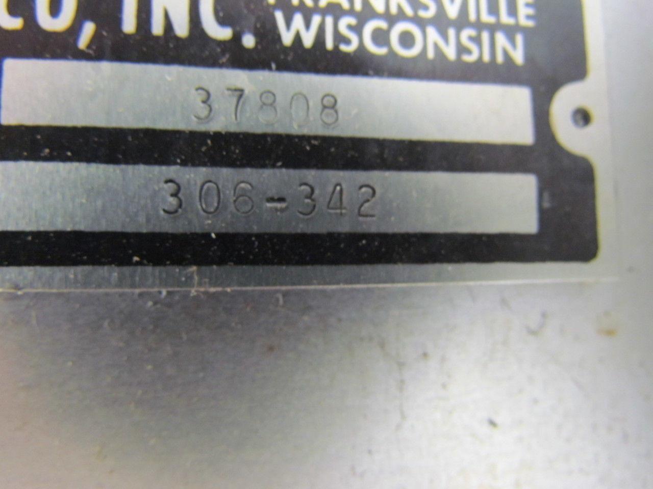 Unico 306-342 SCR Power Supply For Parts Sold As Is