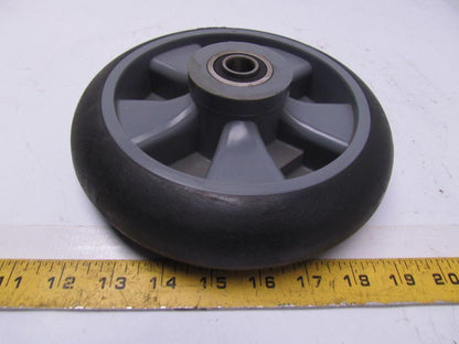 8x2 Solid rubber offset hub balloon cushion hand truck wheeltire 5/8" shaft