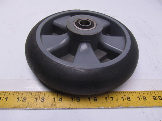8x2 Solid rubber offset hub balloon cushion hand truck wheeltire 5/8" shaft