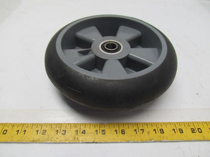 8x2 Solid rubber offset hub balloon cushion hand truck wheeltire 5/8" shaft