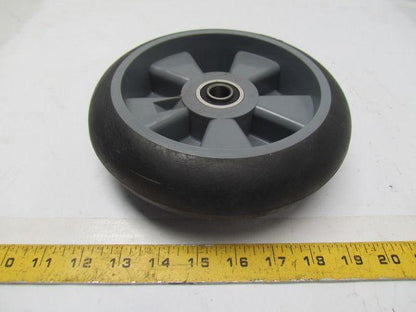 8x2 Solid rubber offset hub balloon cushion hand truck wheeltire 5/8" shaft
