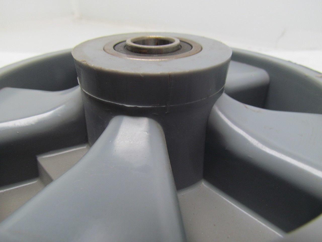 8x2 Solid rubber offset hub balloon cushion hand truck wheeltire 5/8" shaft