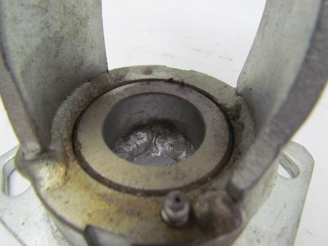 Albion 8" gray swivel caster plate mount rubber wheel tire 11-1/2" tall