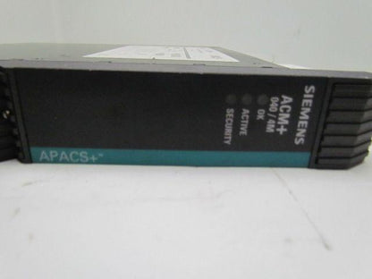 Siemens 39ACM24BEN 16139-215/3 Acmt Advanced control module 24VDC ROM Ver 4.00