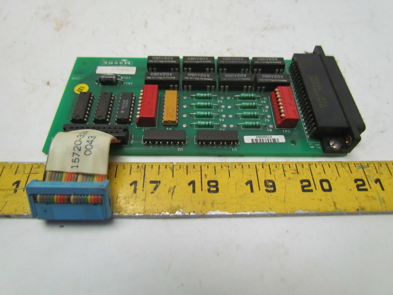 Moore 13919-1-2 Computer Process Control Circuit Board Card
